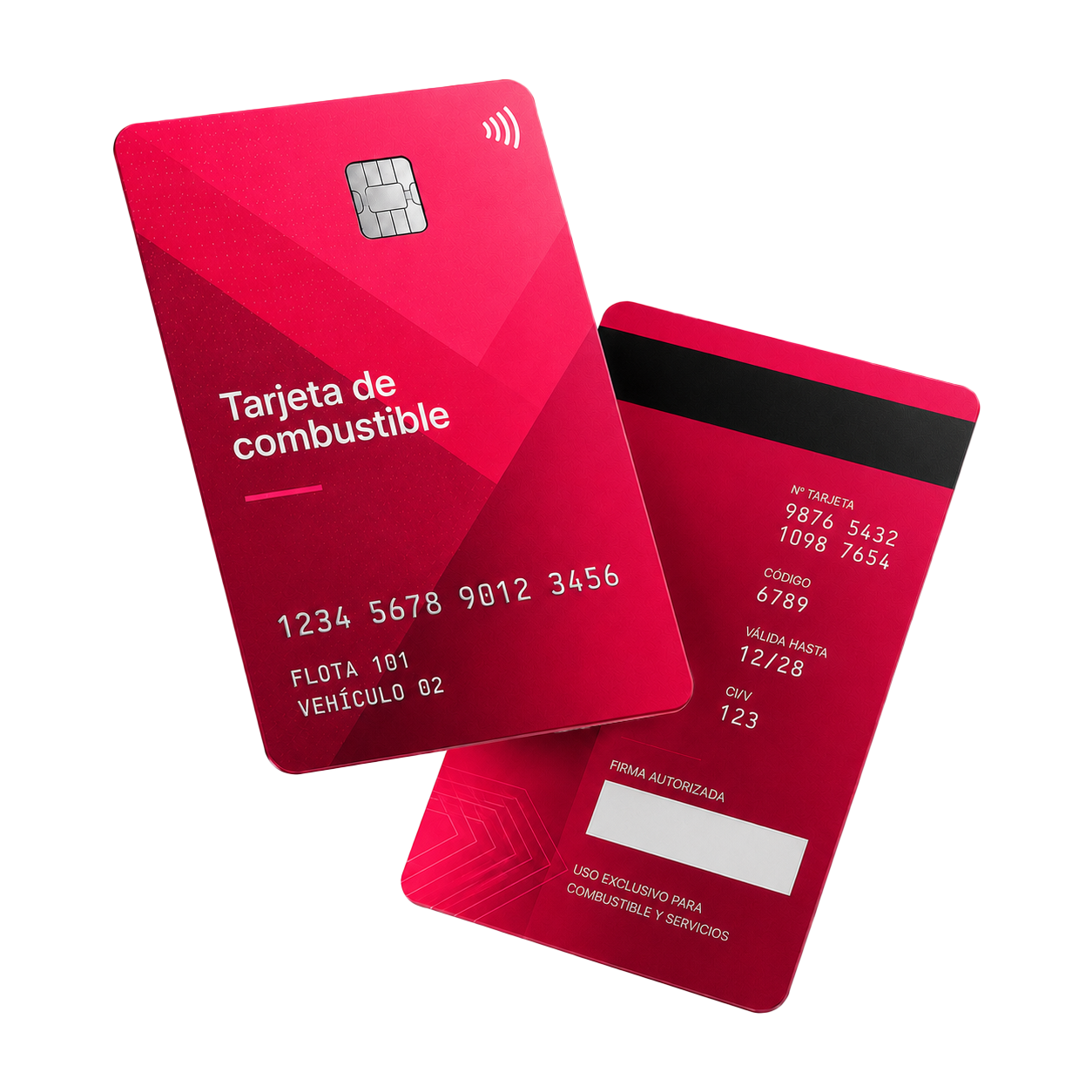 Tarjeta de combustible para flotas