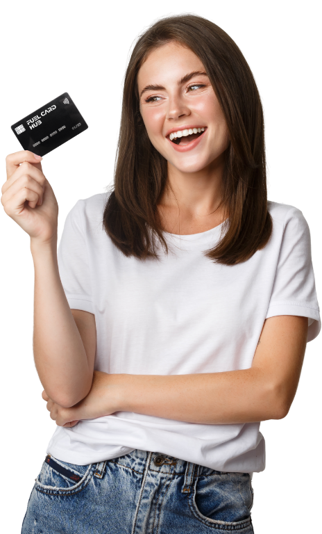 person with a card
